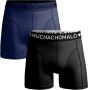 Muchachomalo Boxershorts Microfiber 2-Pack Zwart Navy - Thumbnail 1