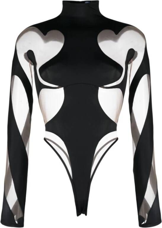 Mugler Body Zwart Dames