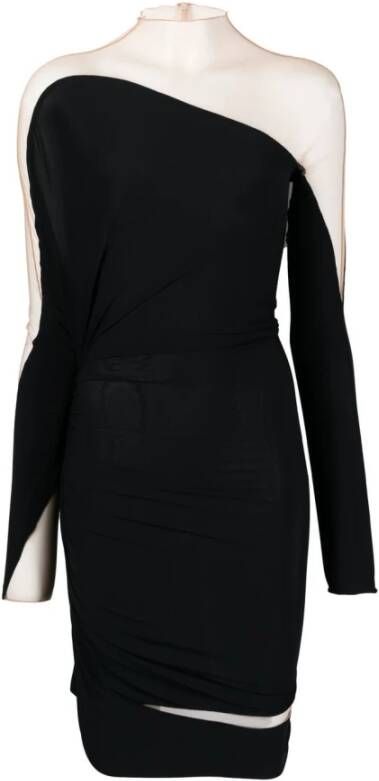 Mugler Dresses Black Zwart Dames