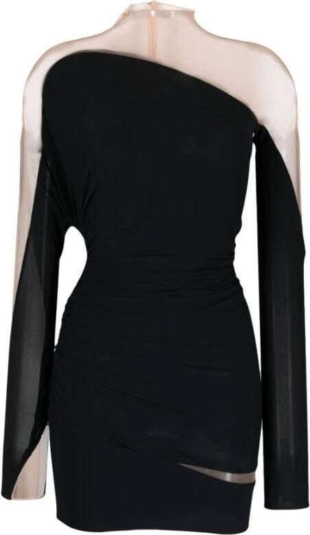 Mugler Dresses Black Zwart Dames