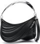 Mugler Zwarte Spiral Curve Geëmbosseerde Tote Tas Black Dames - Thumbnail 1