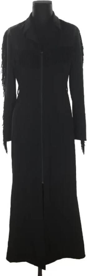 Mugler Pre-owned Wool outerwear Black Dames