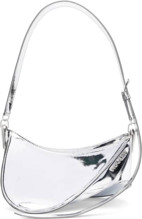 Mugler Shoulder Bags Grijs Dames