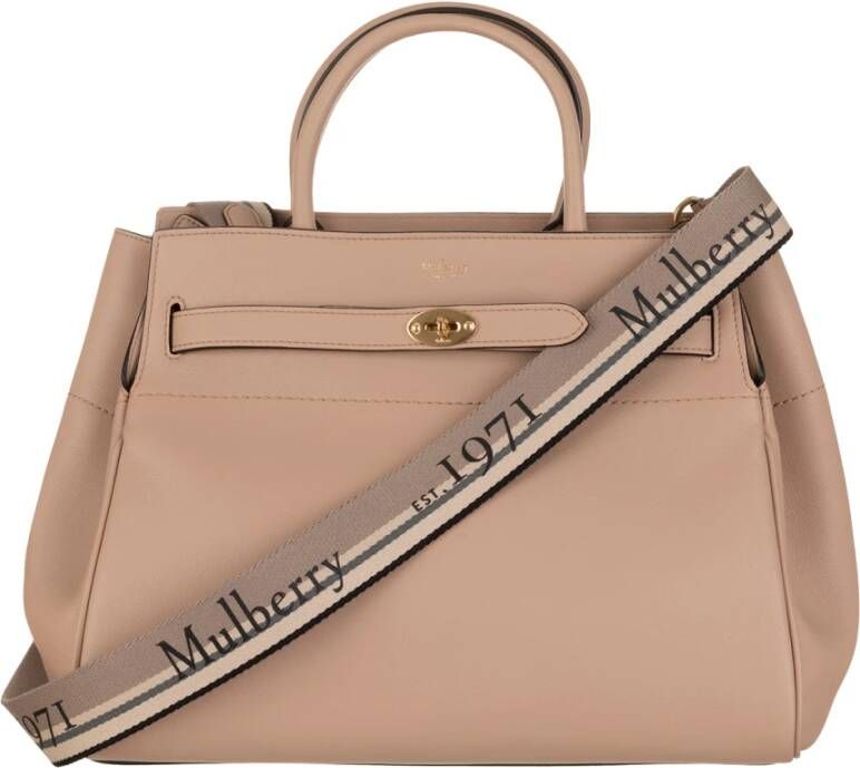 Mulberry Totes Bayswater Heavy Grain in beige