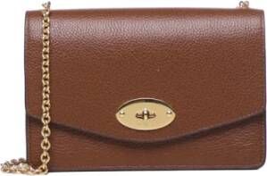 Mulberry Crossbody bags Small Darley Two Tone in bruin