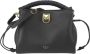 Mulberry Zwarte Kleine Iris Tas met Zware Korrel Handvat Black Dames - Thumbnail 2
