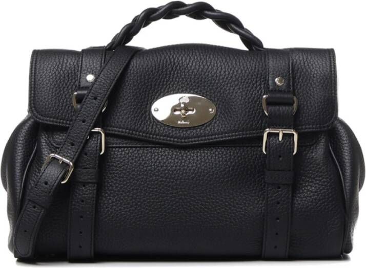 Mulberry Crossbody bags Alexa Shoulder Bag Leather in zwart