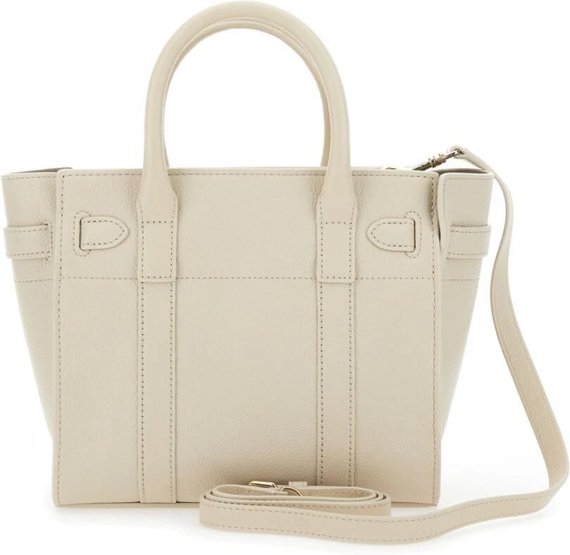 Mulberry Beige Leren Handtas met Afneembare Band Beige Dames - Foto 3