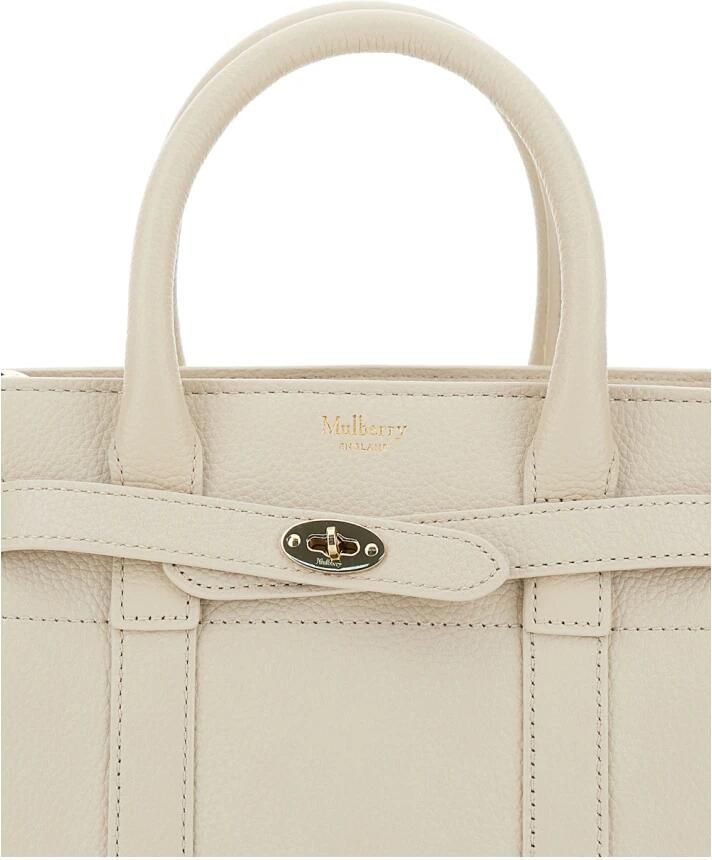 Mulberry Beige Leren Handtas met Afneembare Band Beige Dames - Foto 4