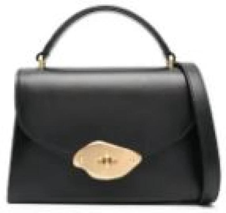 Mulberry Zwarte Lana Handtas met Nieuwe Foundry Sluiting Black Dames - Foto 5
