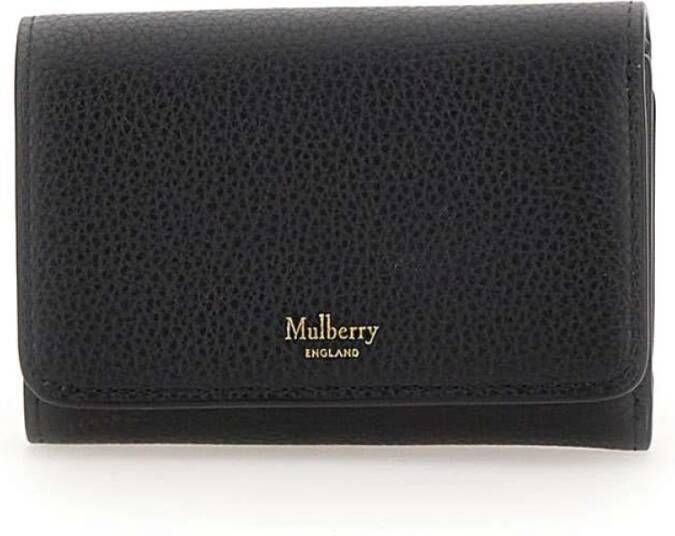Mulberry Zwarte Katoenen Elastan Tassen Black Dames