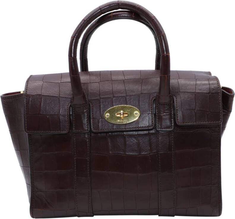Mulberry Pre-owned Bayswater -As Bruin Dames