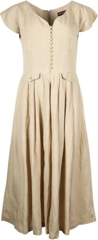 Mulberry Pre-owned Dresses Beige Dames