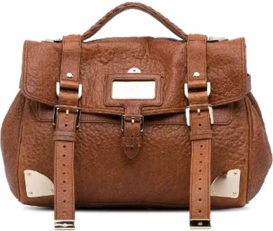 Mulberry Pre-owned Leather crossbody-bags Bruin Dames