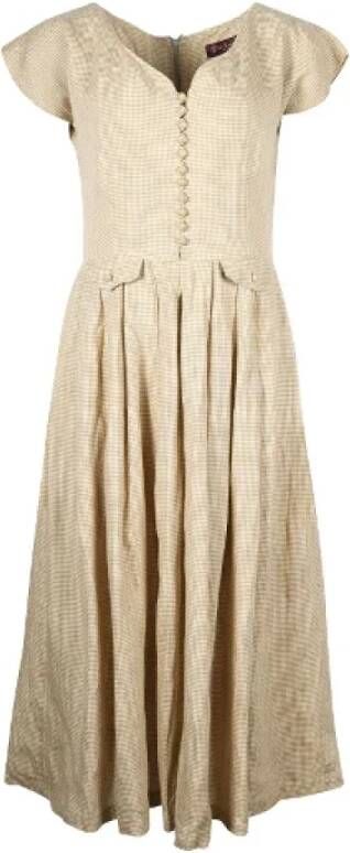 Mulberry Pre-owned dresses Beige Dames