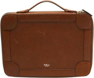 Mulberry Pre-owned Pre-owned Leather briefcases Bruin Dames