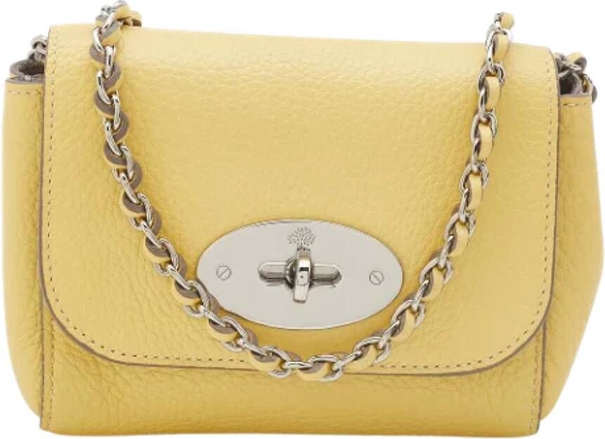 Mulberry Pre-owned Leather crossbody-bags Yellow Dames