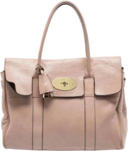 Mulberry Pre-owned Pre-owned Leather handbags Beige Dames