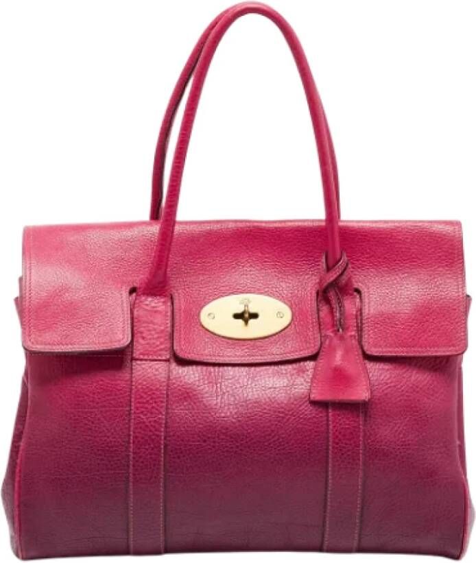 Mulberry Pre-owned Leather handbags Roze Dames