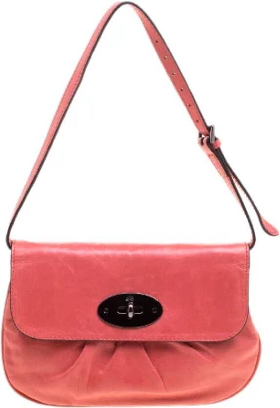 Mulberry Pre-owned Leather handbags Roze Dames