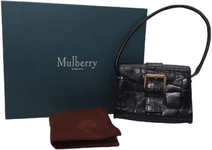 Mulberry Pre-owned Leather handbags Zwart Dames
