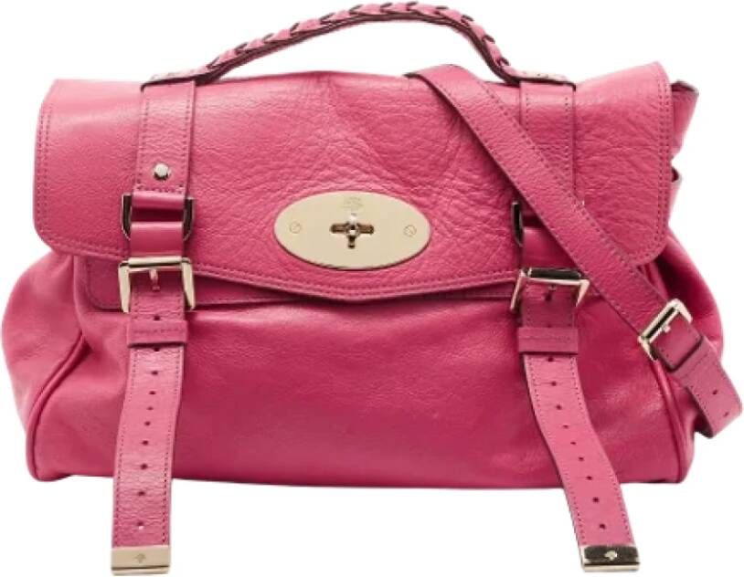 Mulberry Pre-owned Leather pouches Roze Dames