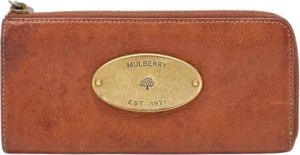 Mulberry Pre-owned Pre-owned Leather wallets Bruin Dames