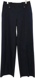 Mulberry Pre-owned Pre-owned Polyester bottoms Blauw Dames
