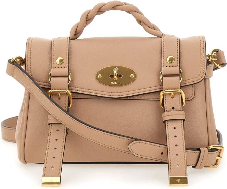 Mulberry Crossbody bags Mini Alexa Bag in beige