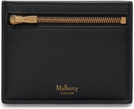 Mulberry Zipped Credit Card Slip Zwart Dames