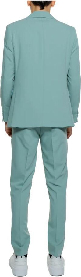 Mulish Groen Lapel Kraag Pak voor Mannen Green Heren