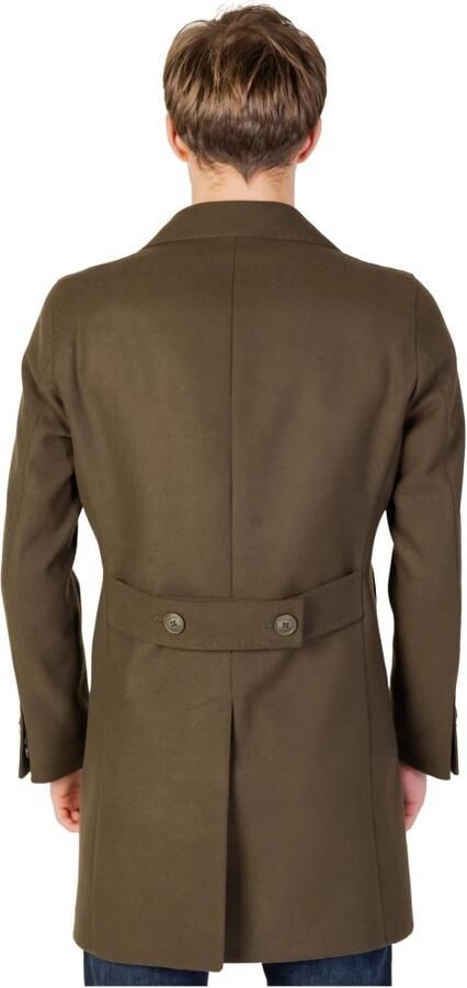 Mulish Stijlvolle Groene V-hals Jas Green Heren - Foto 2