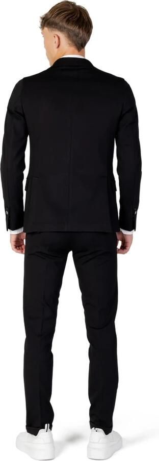 Mulish Zwart V-hals knoop pak Black Heren - Foto 2