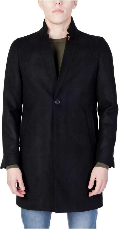 Mulish Zwarte V-hals Knoopjas Herfst Winter Black Heren - Foto 3