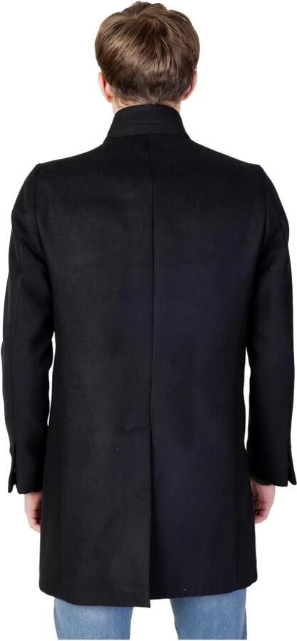 Mulish Zwarte V-hals Knoopjas Herfst Winter Black Heren - Foto 2