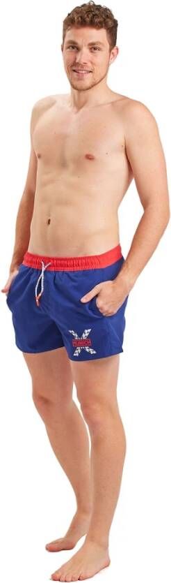 Munich Beachwear Blue Red Black Heren