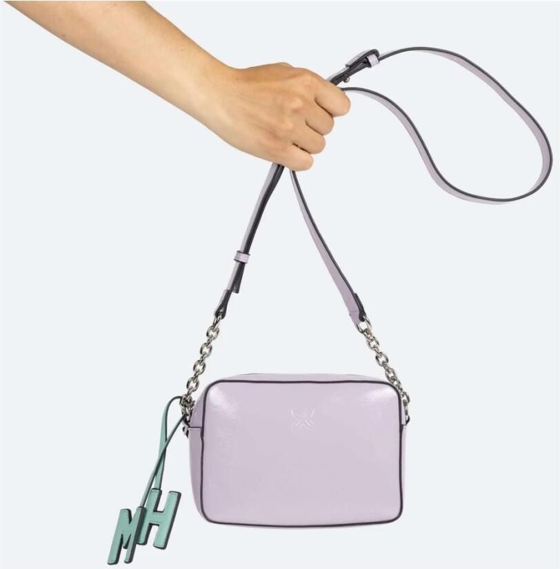 Munich Camera Crossbody Tas Purple Dames