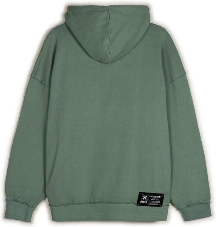 Munich Groene Streetwear Hoodie Oversize Green Heren - Foto 3