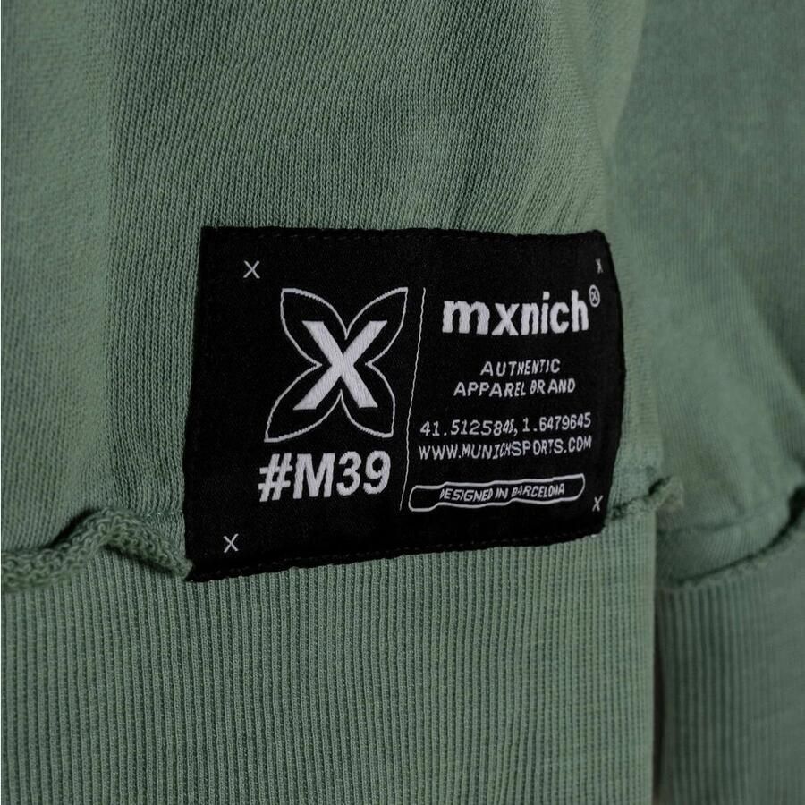 Munich Groene Streetwear Hoodie Oversize Green Heren - Foto 2