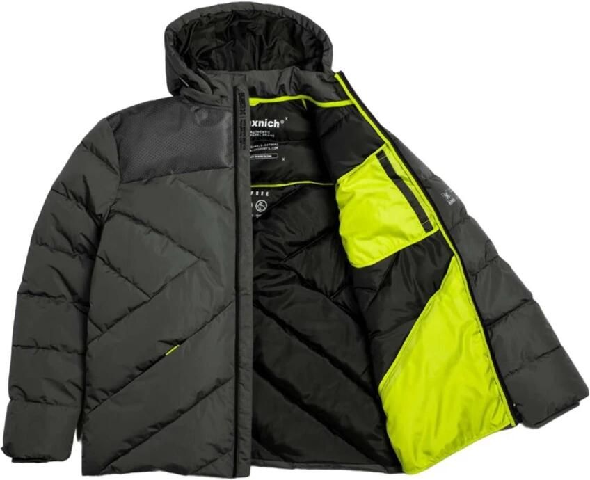 Munich Puffer Cloud Jas met Afneembare Capuchon Green Heren - Foto 2