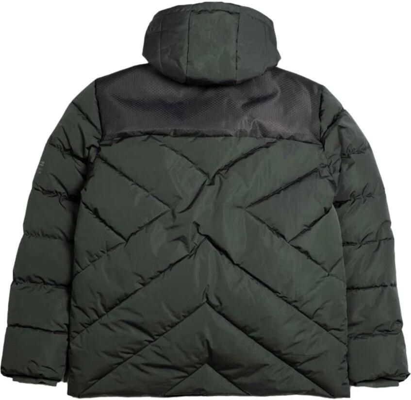 Munich Puffer Cloud Jas met Afneembare Capuchon Green Heren