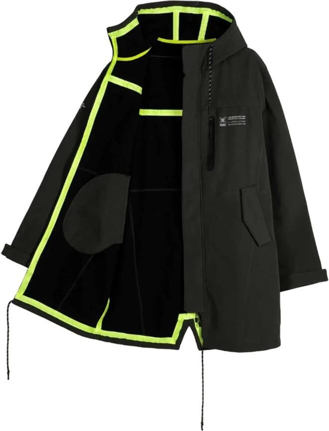 Munich Waterafstotende parka met reflecterende logo's Black - Foto 3