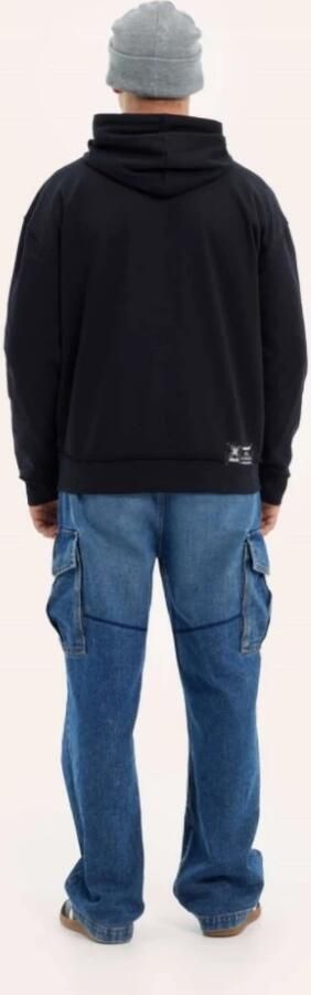 Munich Streetwear Oversized Hoodie Zwart Black Heren - Foto 7