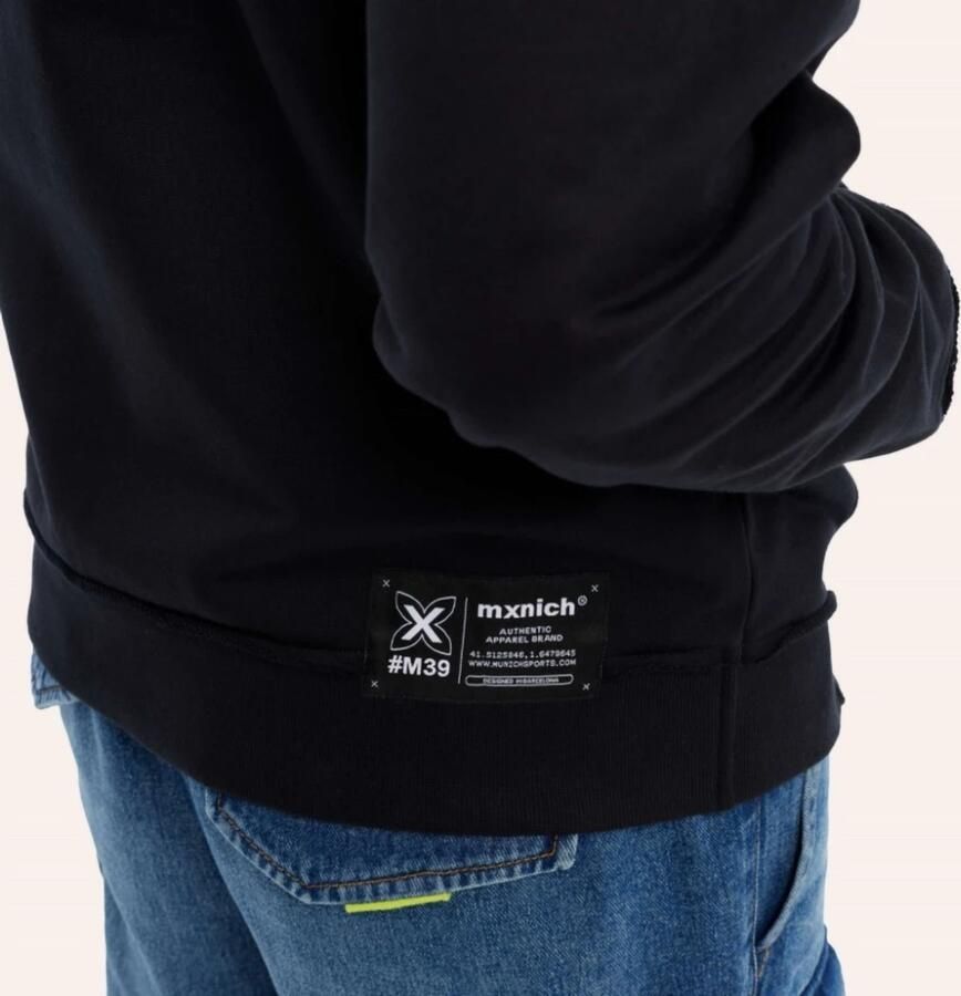 Munich Streetwear Oversized Hoodie Zwart Black Heren - Foto 3