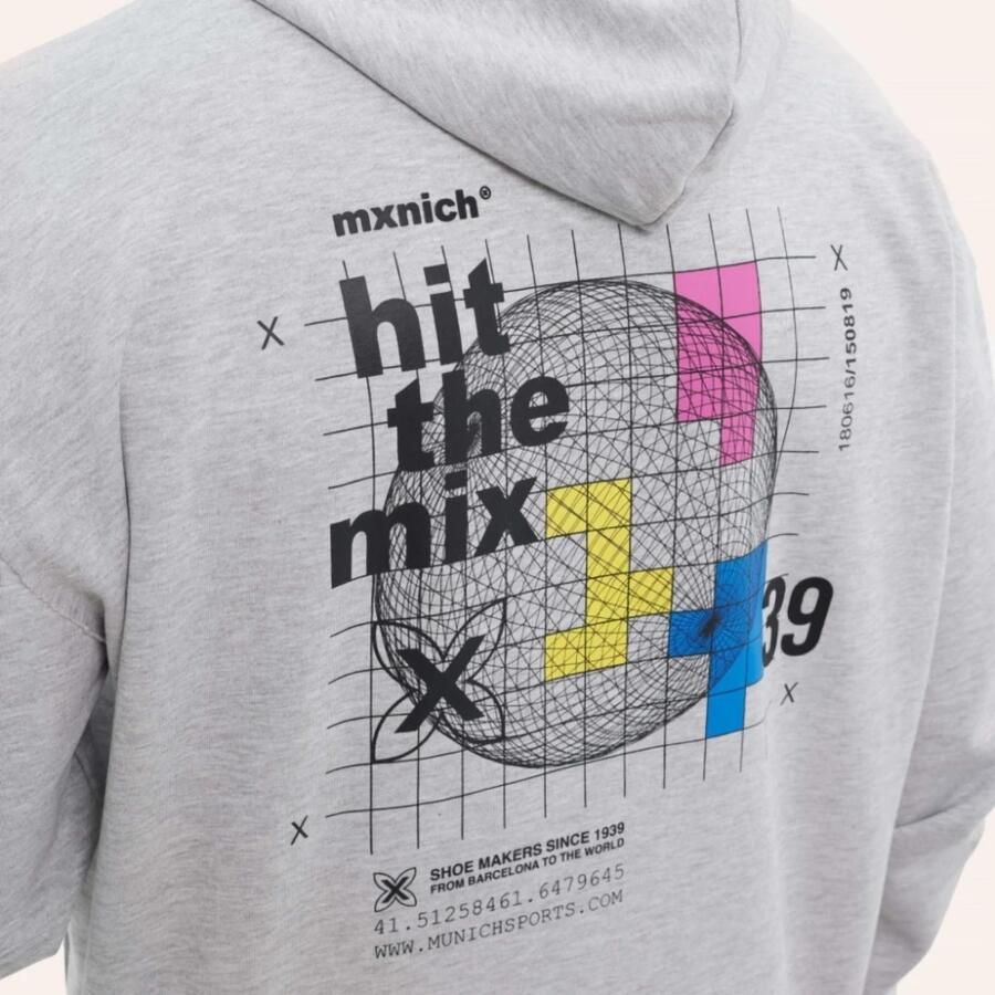 Munich Ruimte Hoodie Gray Heren - Foto 2