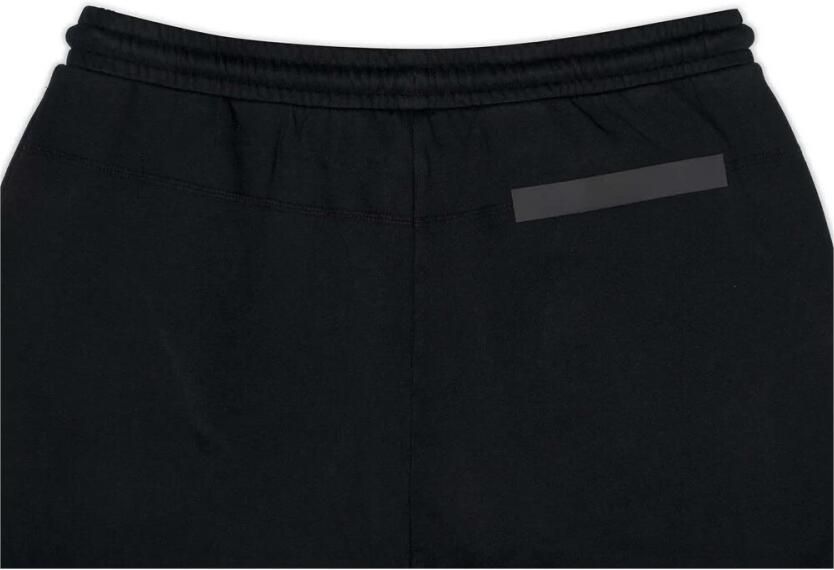 Munich Slim Fit Katoenen Sweatpants met Geribbelde Boorden Black Heren - Foto 2