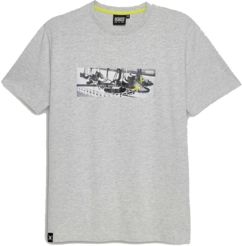 Munich Stadium Regular T-Shirt Gray Heren - Foto 4