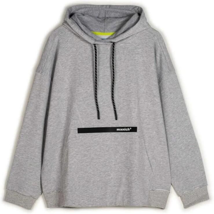 Munich Streetwear Oversized Hoodie Grijs Gray Heren - Foto 4