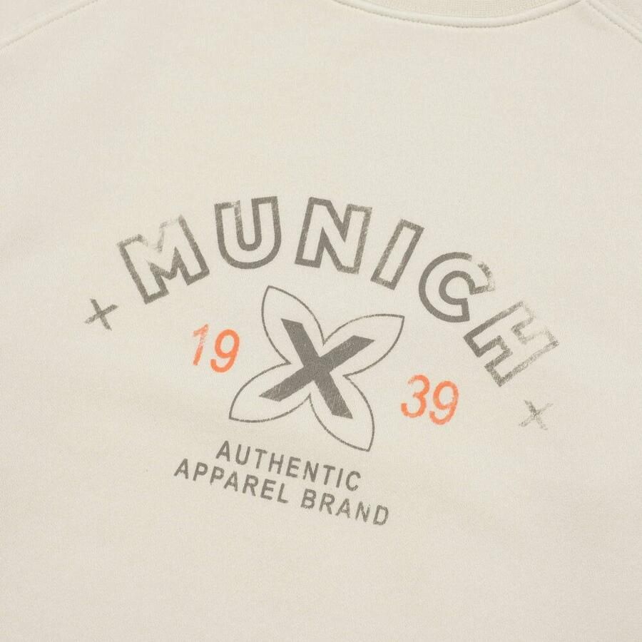 Munich Trui Sweatshirt authentic 2507235 Ecru