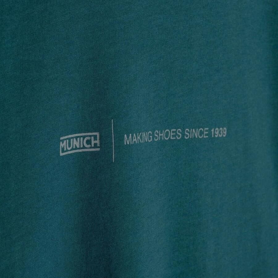 Munich Urban Printed T-shirt in Petroleum Green - Foto 3